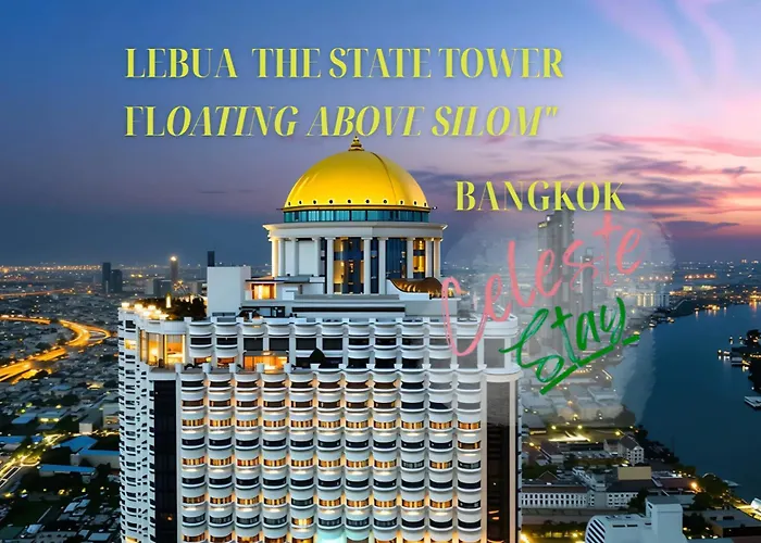 L Self Checjk-in L Floating Above Same Buiding Of Lebua High Floor Dream Near Iconsiam Asiatique 아파트 *